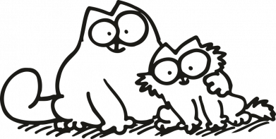 Детская футболка Кот и котенок 2