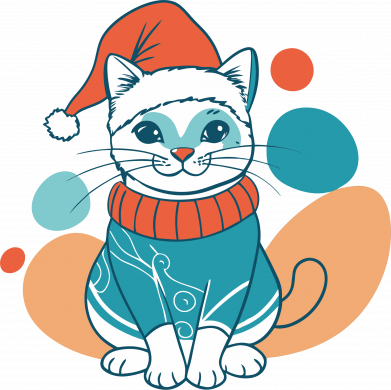 Новогодний Кот