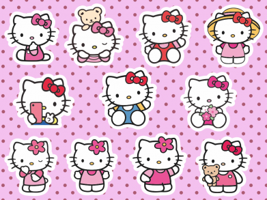 Hello Kitty sticker pack