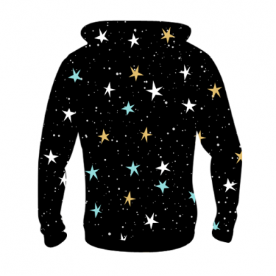 Дитяча 3D худі Astronaut and coffee 2