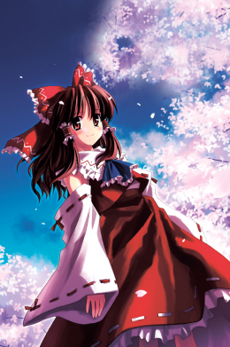 Флаг Hakurei Reimu 2
