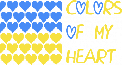 Принт Женская футболка colors of my heart, Фото № 2 - FATLINE