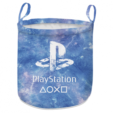 Принт 3D кошик для іграшок Playstation on tai dai background, Фото № 1 - FATLINE