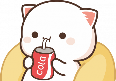 Детская футболка Белый котик с колой 2