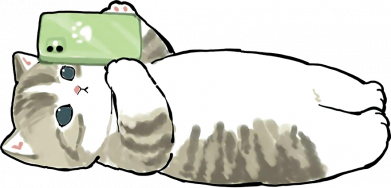 Котик с телефоном