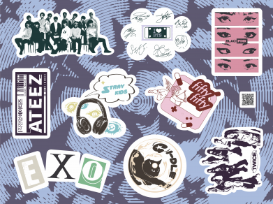 Стікерпак K-Pop Stickers 2