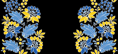 3D пенал Українські квіти розпис 2