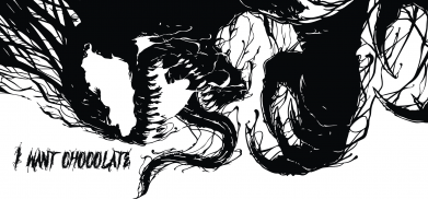 Кухоль-хамелеон з повним запечатуванням VENOM I want chocolate 2