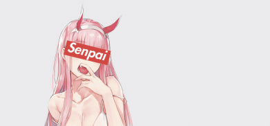 Кружка-хамелеон с полной запечткой DARLING in the FRANXX SENPAI 2