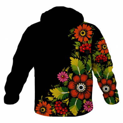 3D куртка унисекс Петриковская роспись 2