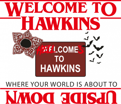 Кружка-хамелеон двухцветная Welcome to Hawkins 2