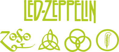 Свитшот унисекс Led-Zeppelin Logo 2