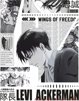 Кружка 320ml Levi Ackerman 2