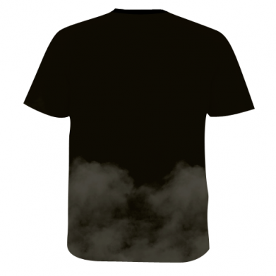 Мужская 3D футболка PUBG and smoke 2