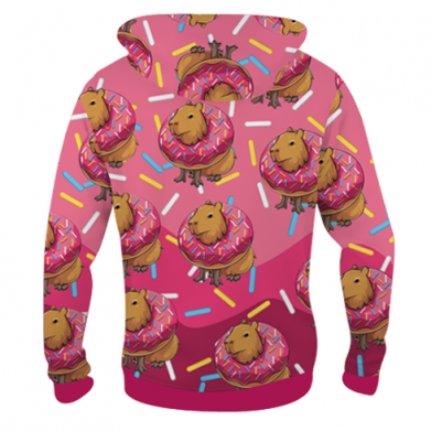 Мужская 3D худи Сладкая капибара 2