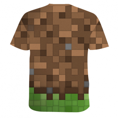 Чоловіча 3D футболка Minecraft and heroes 2
