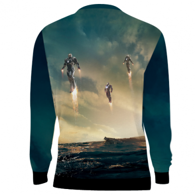 3D свитшот Iron Man with friends 2