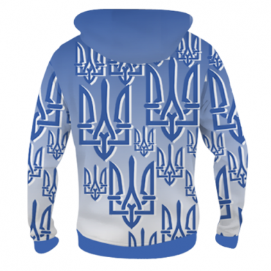 Чоловіча 3D худі Паттерн з гербом 2
