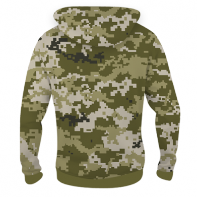 Чоловіча 3D худі Камуфляж ЗСУ 2