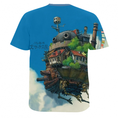 Чоловіча 3D футболка Ходячий замок 2