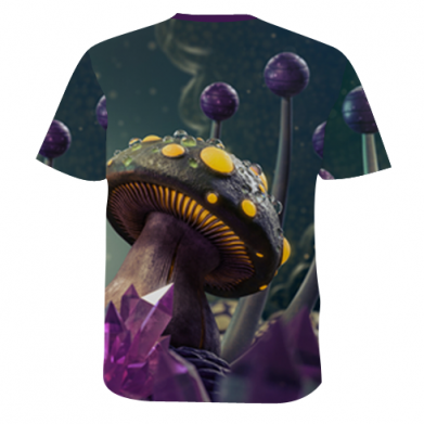 Мужская 3D футболка Hollow Knight in the Crystal cave 2