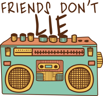 Принт Чехол для Xiaomi Mi A2 Friends don't lie, Фото № 2 - FATLINE