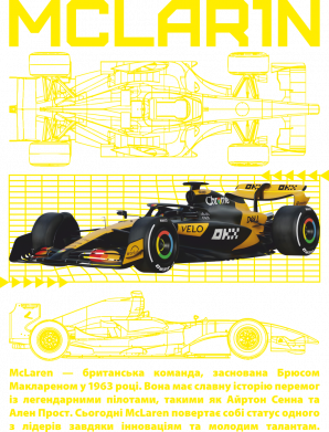 Худи оверсайз McLaren F1 Team 2