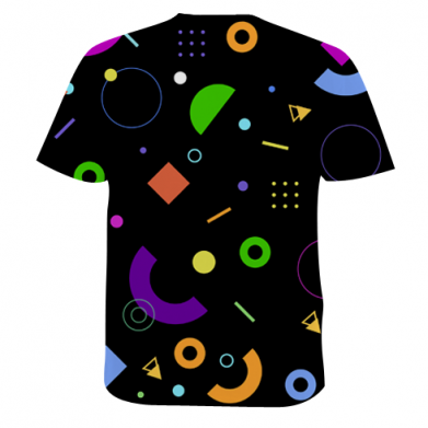 Мужская 3D футболка PlayStation and abstract background 2