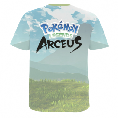 Мужская 3D футболка Pokemon Legends : Arceus 2