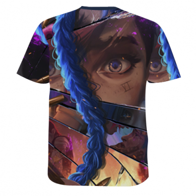 Мужская 3D футболка Madness of Jinx 2