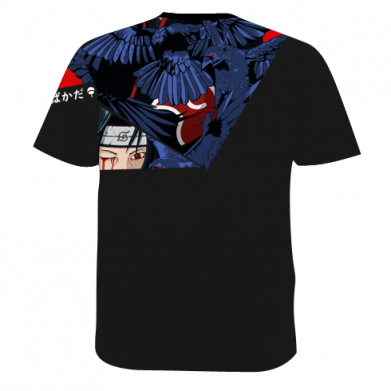 Чоловіча 3D футболка shattered Itachi art 2