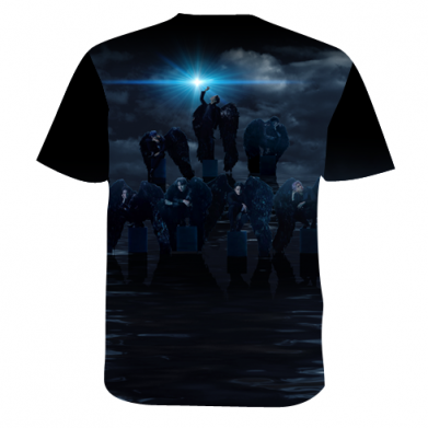 Мужская 3D футболка BTS Dark Angels 2