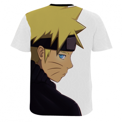 Мужская 3D футболка Sasuke with Naruto 2