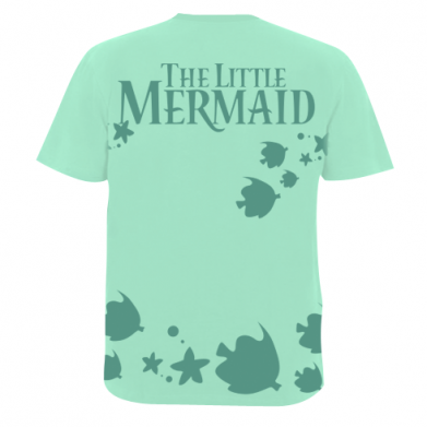 Мужская 3D футболка Cute and shy Ariel 2