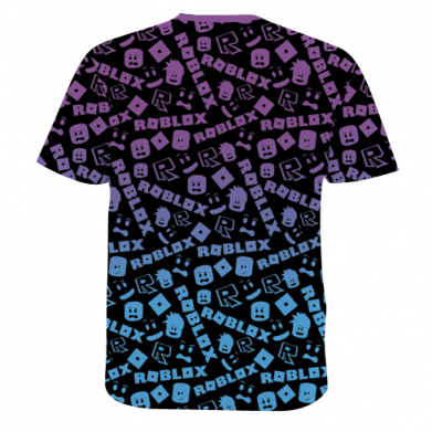 Мужская 3D футболка Roblox Gradient 2