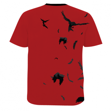 Чоловіча 3D футболка Itachi Uchiha with crows 2