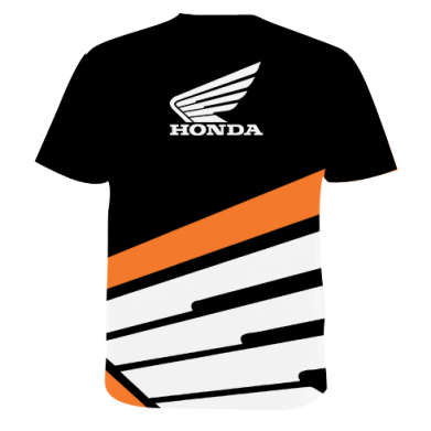 Мужская 3D футболка Honda Bike 2