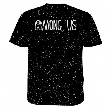 Чоловіча 3D футболка Among Us UFO 2