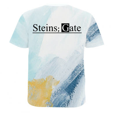 Мужская 3D футболка Врата Штейна. Маюри и макисе 2