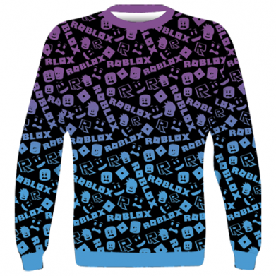 Принт 3D свитшот Roblox Gradient, Фото № 2 - FATLINE