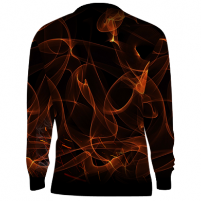 Принт 3D свитшот Ghost On Fire, Фото № 2 - FATLINE