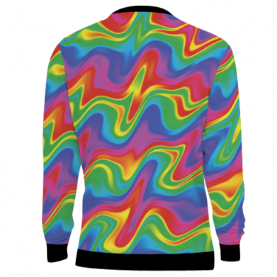 3D свитшот Colored Pug 2