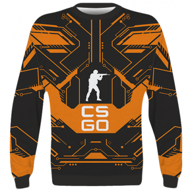 Принт 3D світшот CS GO Chip Texture, Фото № 2 - FATLINE