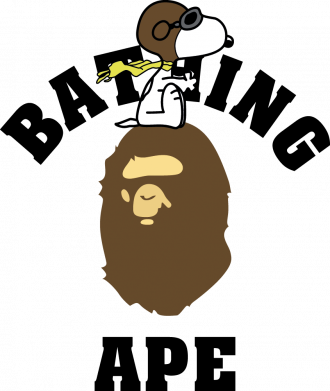 Принт Прапор A bathing ape peanuts, Фото № 2 - FATLINE