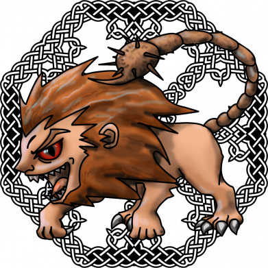 Шеврон прямоугольный Manticore art 2