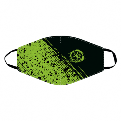 Маска для лица Yamaha green logo 2
