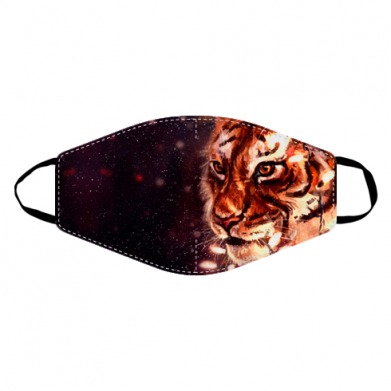 Маска для лица Тигр и гирлянда 2