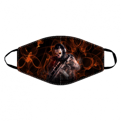 Принт Маска для лица Ghost On Fire, Фото № 2 - FATLINE