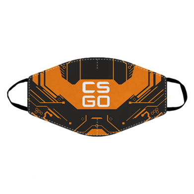 Принт Маска для обличчя CS GO Chip Texture, Фото № 2 - FATLINE