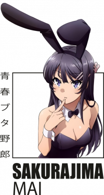 Коврик для мыши Mai Sakurajima mysterious 2